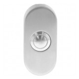 Bell push, 65x30mm, stainless steel AISI-304