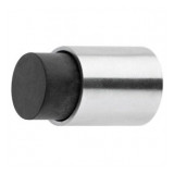 Doorstop wall-mounted 22x30 mm short stainless steel AISI-304